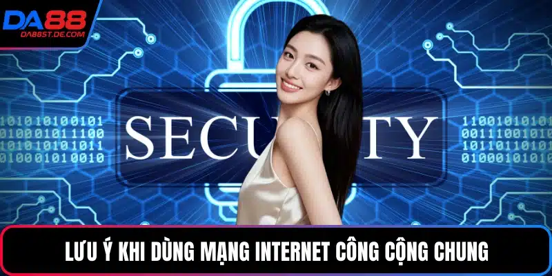 Lưu ý khi dùng mạng internet công cộng chung