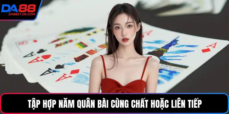 Tập hợp năm quân bài cùng chất hoặc liên tiếp