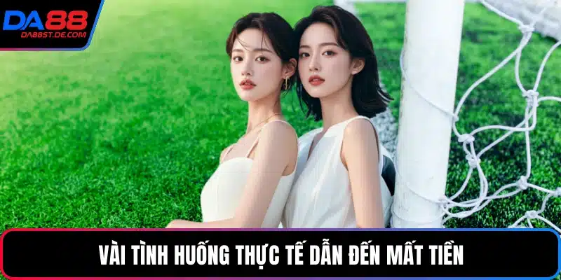 Vài tình huống thực tế dẫn đến mất tiền